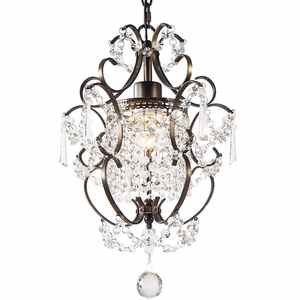 CRYSTAL V.1 - Lampadario in cristallo montato su elegante telaio in metallo disponibile in due colorazioni - Gmk Design