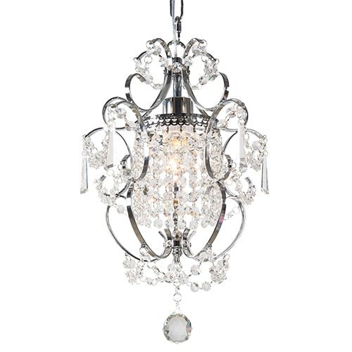 CRYSTAL V.1 - Lampadario in cristallo montato su elegante telaio in metallo disponibile in due colorazioni - Gmk Design