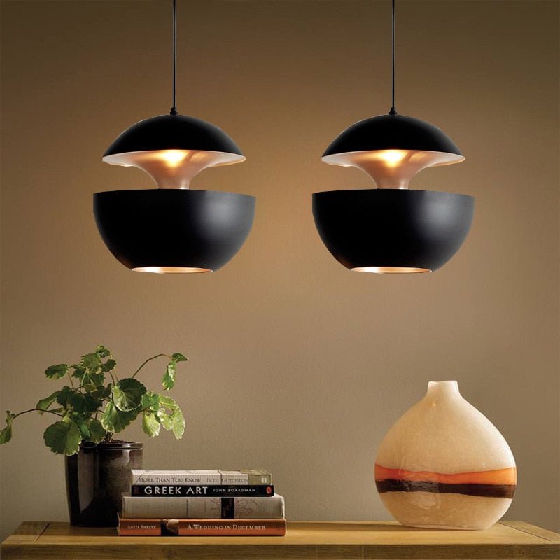 ILIOS - Lampada a sospensione dal design moderno. Disponibile in due colorazioni. - Gmk Design