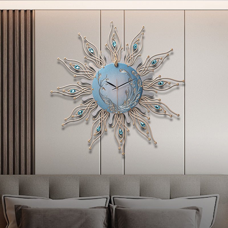 Orologio da parete in Design Pavone. Dimensioni 76 X 76cm Wall clocks - Gmk Design