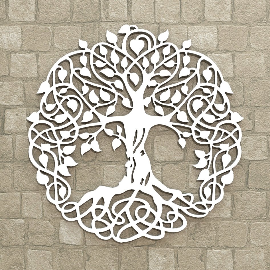 Pannello decorativo traforato Albero della vita Wall art Decorazione Casa. - Gmk Design