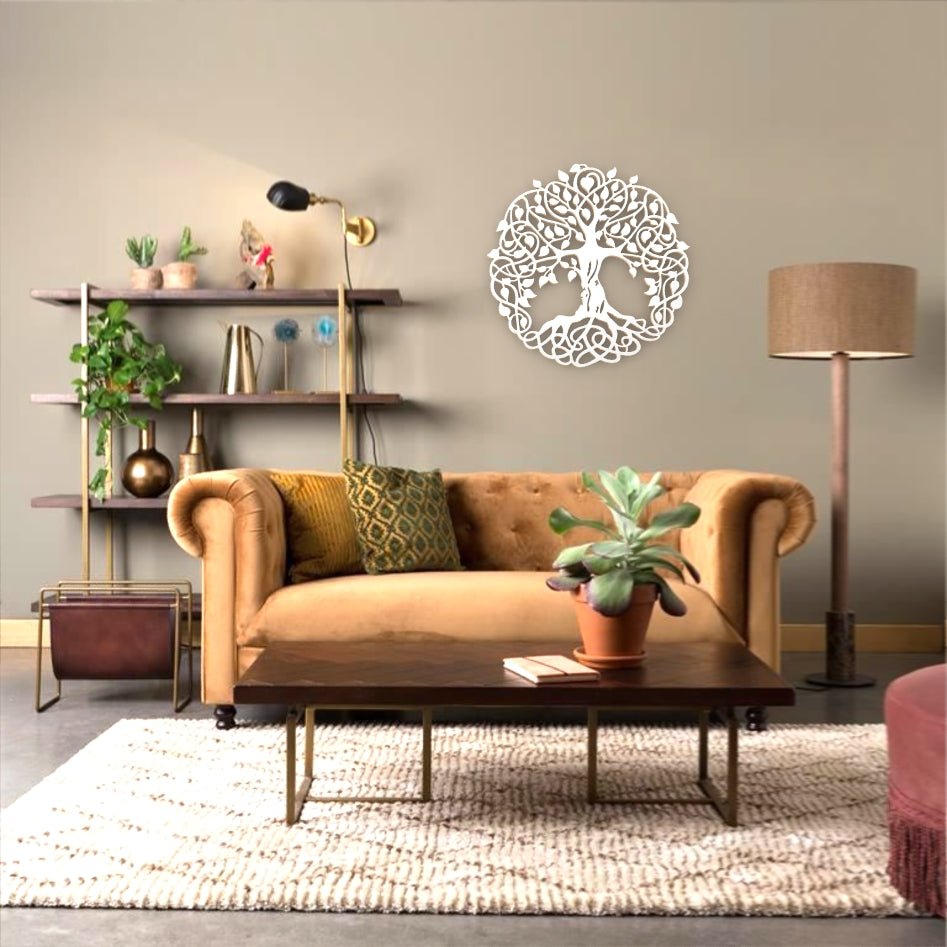 Pannello decorativo traforato Albero della vita Wall art Decorazione Casa. - Gmk Design