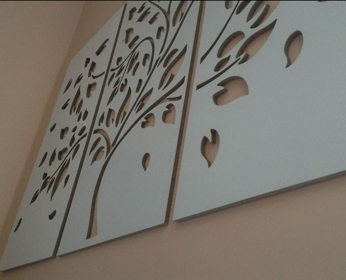 Pannello decorativo traforato Albero Wall art - Decorazione Arredo Casa Parete Muro - Gmk Design
