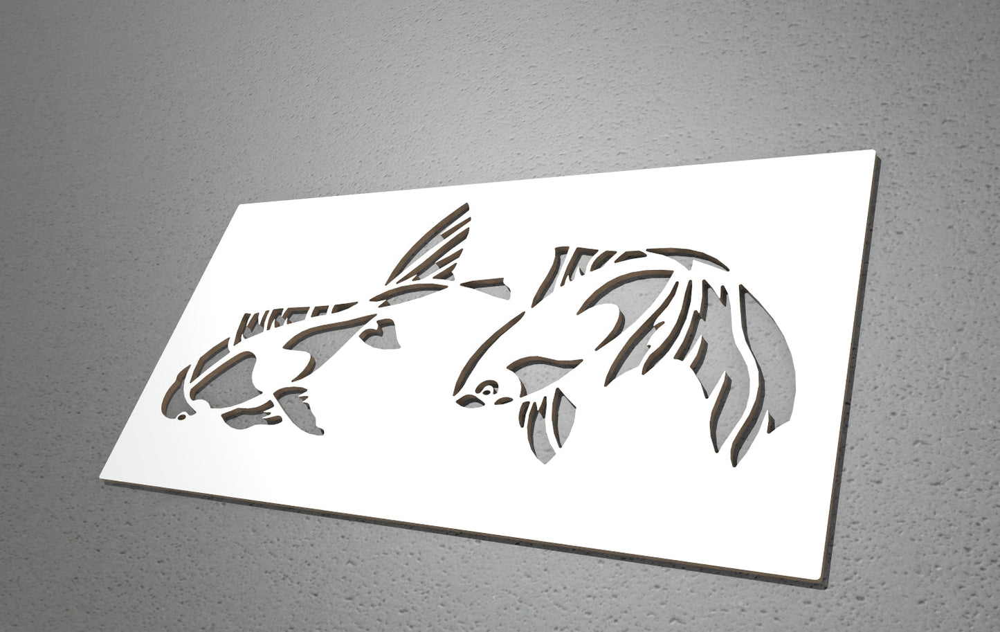 Pannello decorativo traforato Carpe Wall art. - Gmk Design