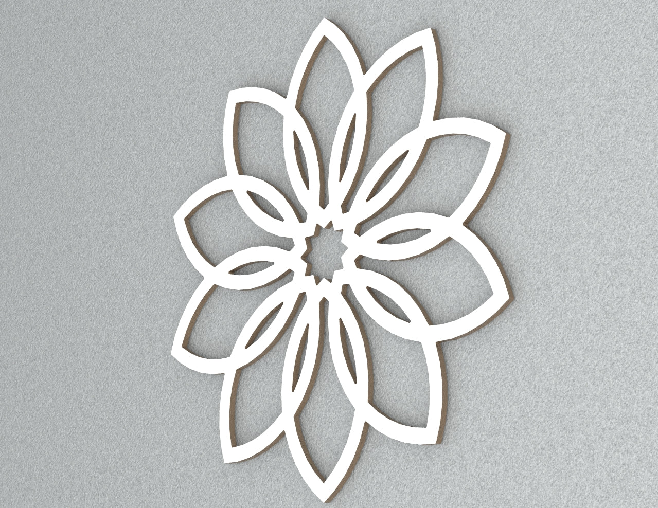 Pannello decorativo traforato Mandala-Decorazione Casa Parete Spirituale Meditazione. - Gmk Design