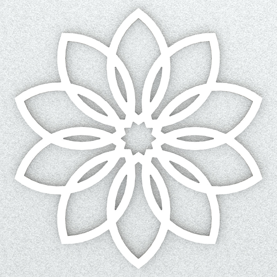 Pannello decorativo traforato Mandala-Decorazione Casa Parete Spirituale Meditazione. - Gmk Design