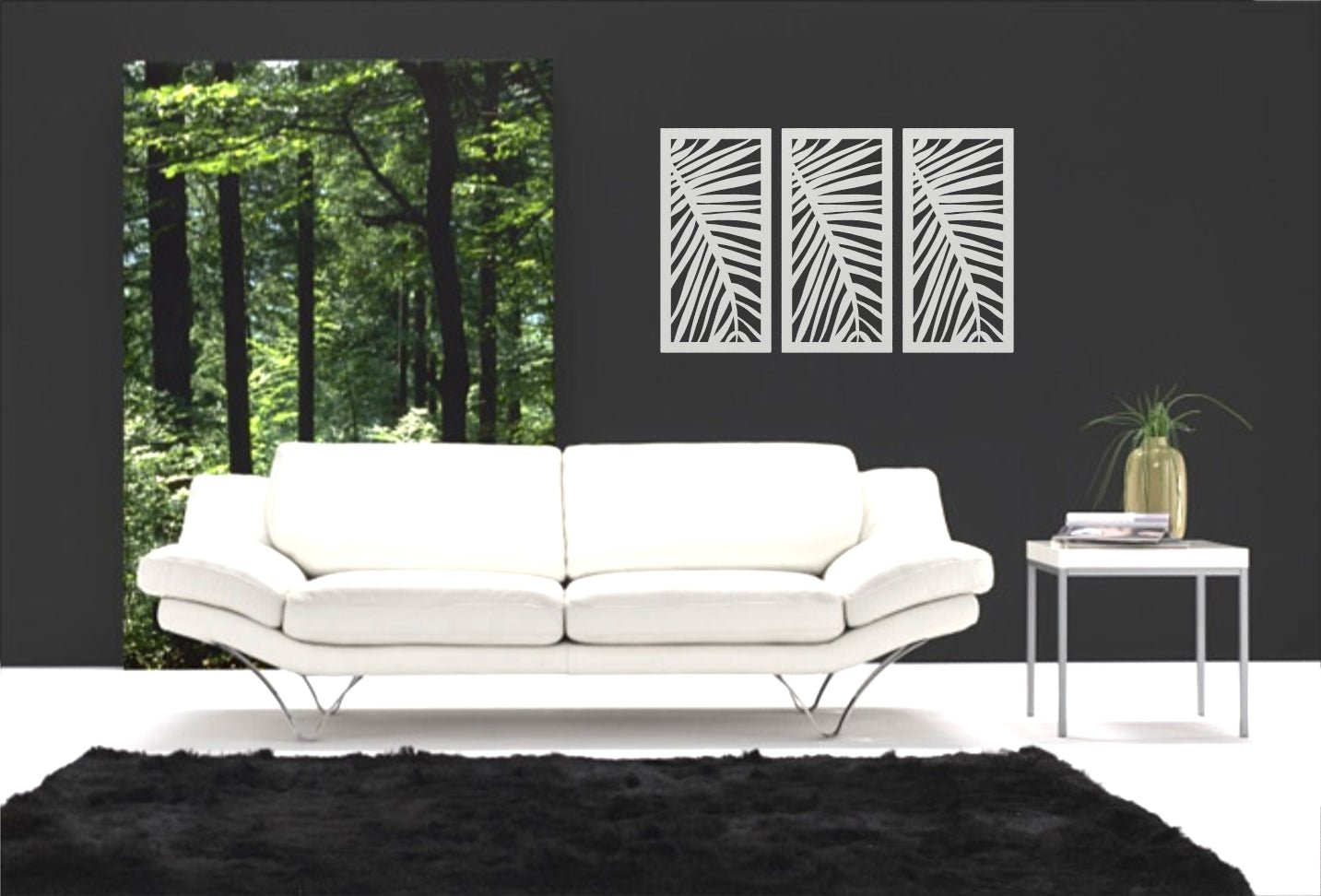 Pannello decorativo traforato Palma Wall art. - Gmk Design