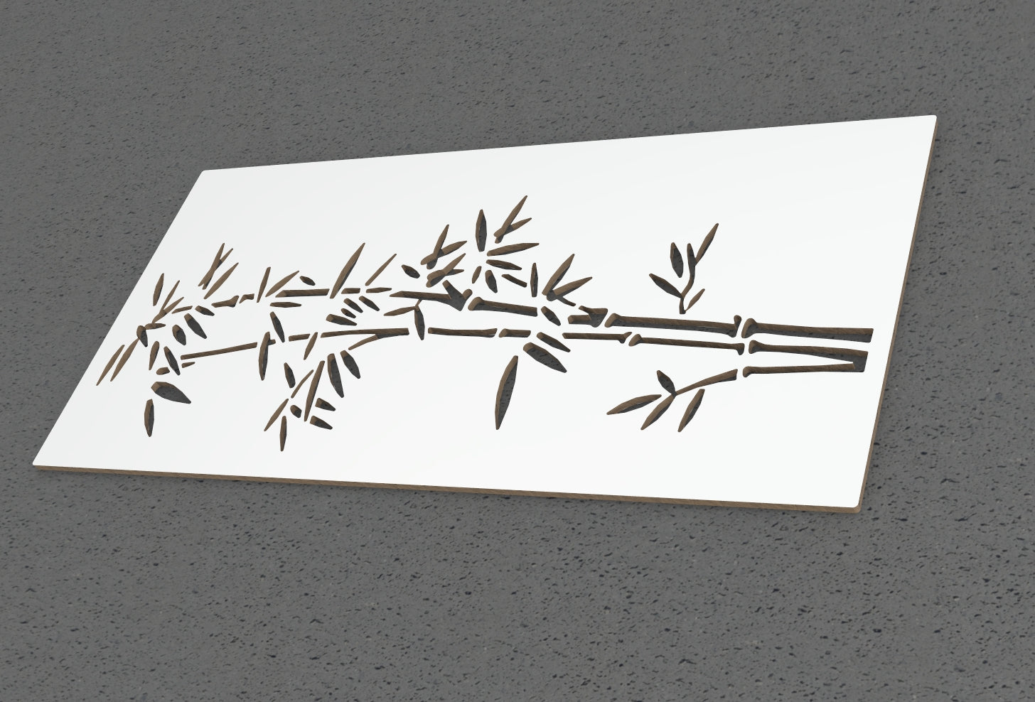 Pannello decorativo traforato Pianta Bamboo Wall art. - Gmk Design