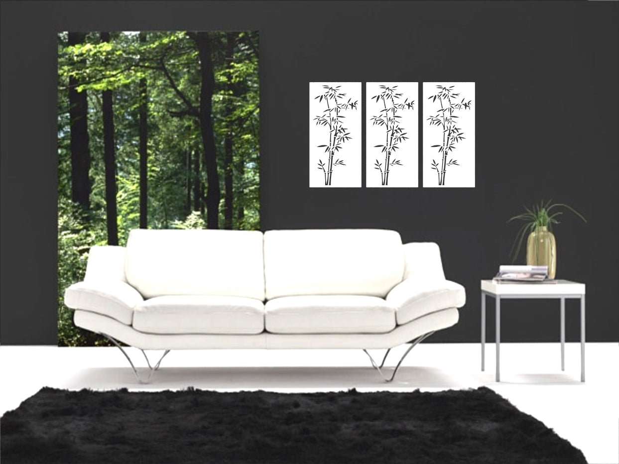 Pannello decorativo traforato Pianta Bamboo Wall art. - Gmk Design