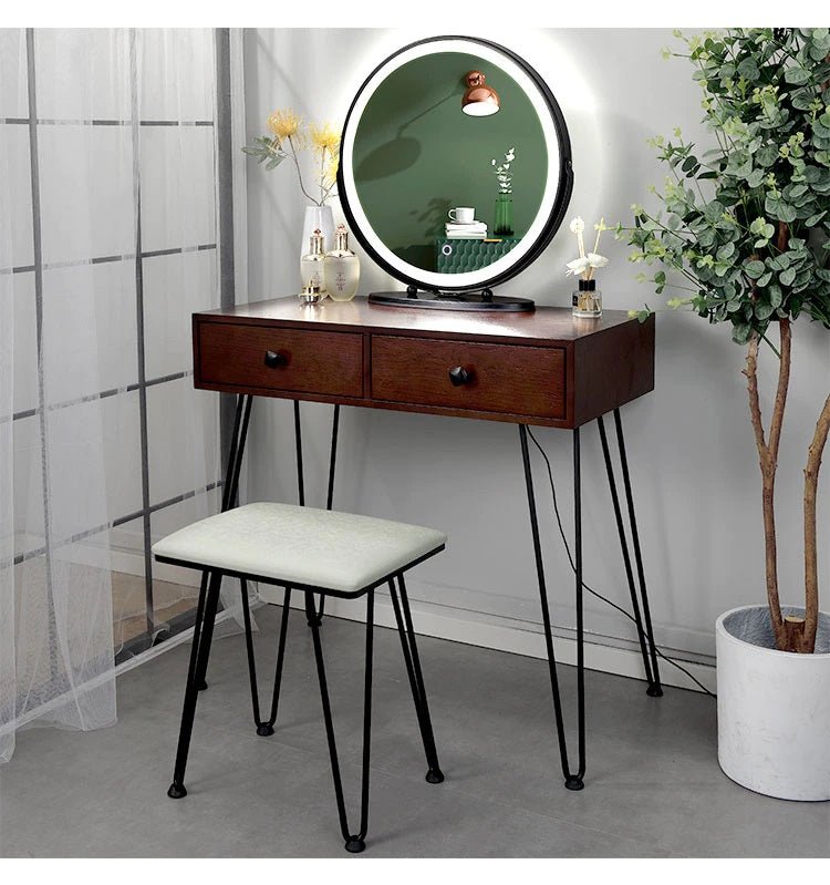 Toeletta per trucco, make-up organizer. DESIGN MODERNO color legno. - Gmk Design