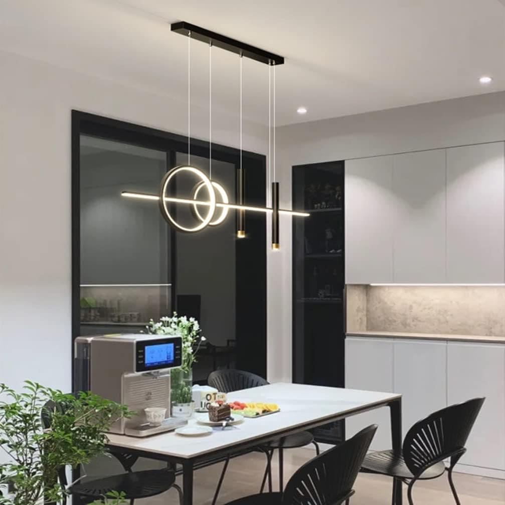 VEGALUX - Lampadario moderno a LED lineare dal design minimal - Gmk Design