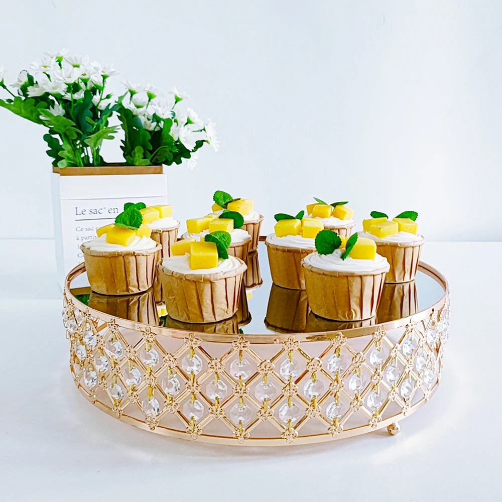 Alzata Per Torte In Cartone Dorato, 30,5 Cm – Per Torte, Cupcake E Pasticcini – Ideale Per Compleanni E Matrimoni
