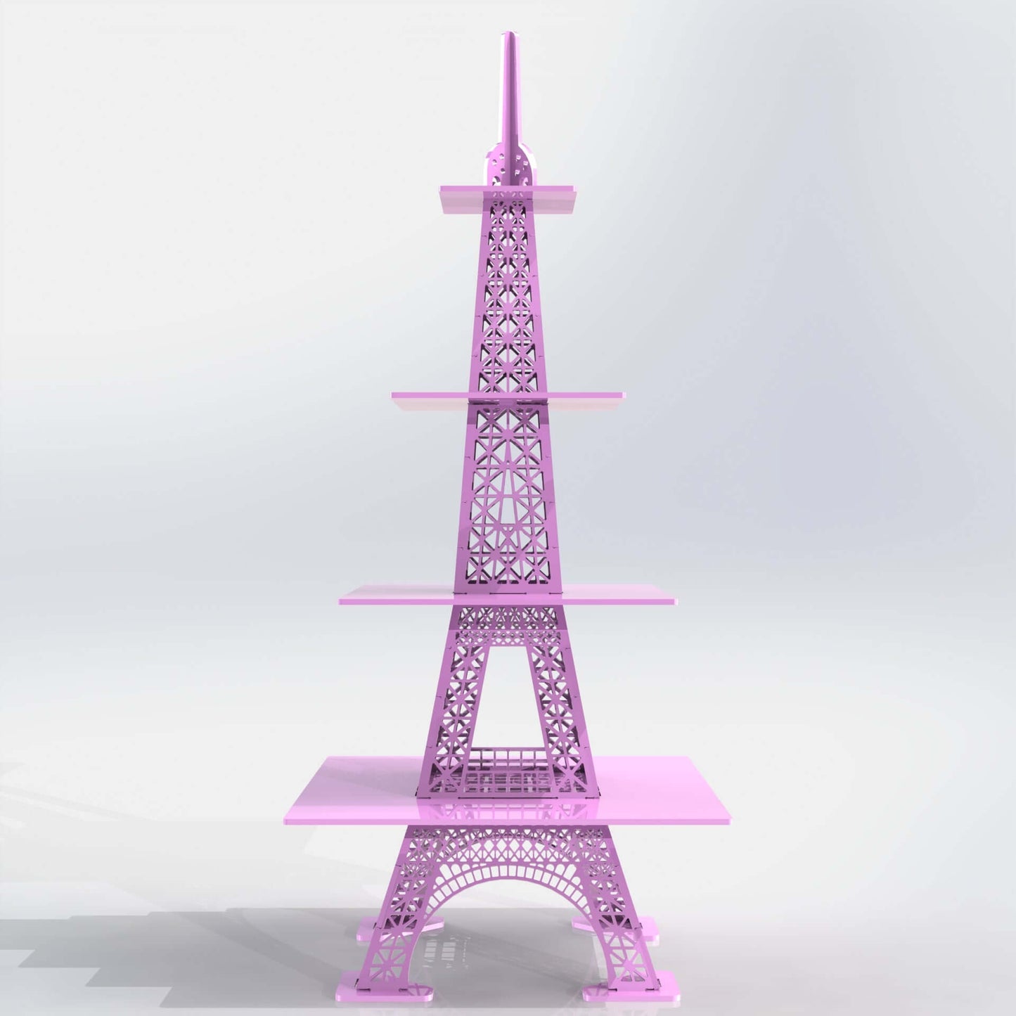 Alzata Torre Eiffel, alzatina, porta dolci a 4 livelli altezza 1 metro - GMK Design. Design che Illumina: Lampadari e complementi d' arredo.