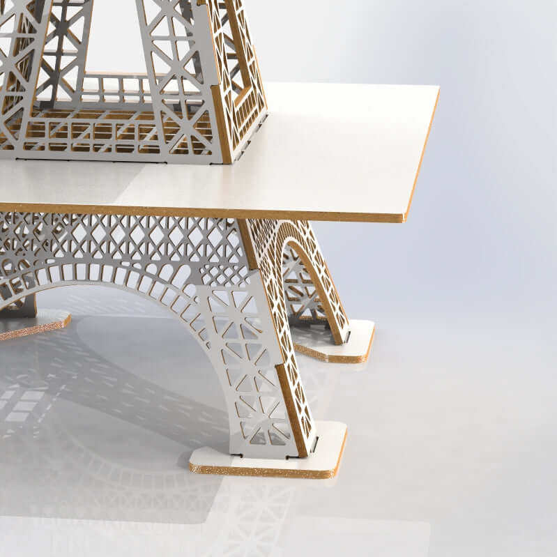 Alzata Torre Eiffel, alzatina, porta dolci a 4 livelli altezza 1 metro - GMK Design. Design che Illumina: Lampadari e complementi d' arredo.