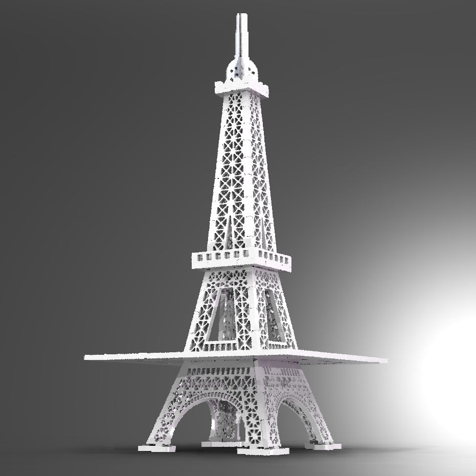 Alzatina porta torte torre Eiffel supporto per cupcake dolci. Altezza 0.5 metri