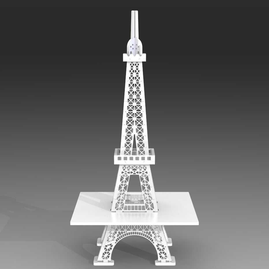 Alzatina porta torte torre Eiffel supporto per cupcake dolci. Altezza 0.5 metri