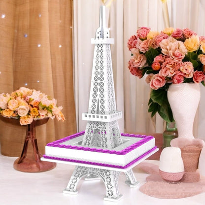 Alzatina porta torte torre Eiffel supporto per cupcake dolci. Altezza 0.5 metri