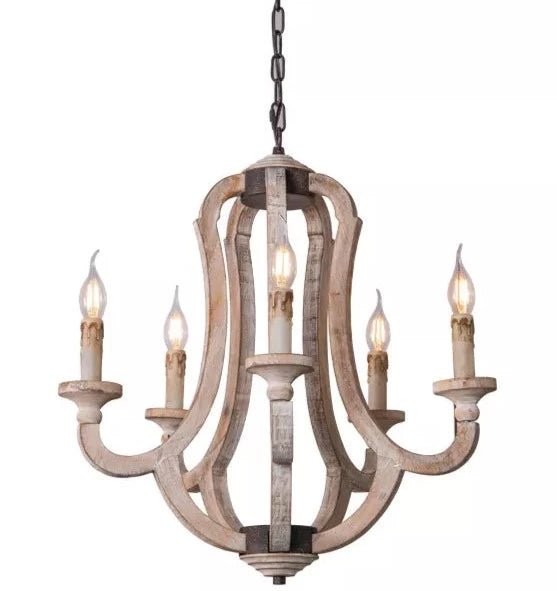 Madia 85x85h cm in legno naturale effetto invecchiato e metallo nero