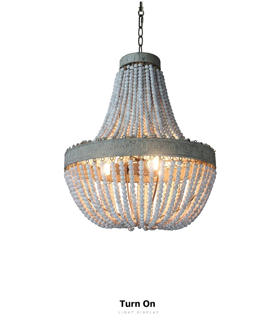 Lampadario in stile classico retrò boho-chic. Tre dimensioni disponibili a scelta. - Gmk Design