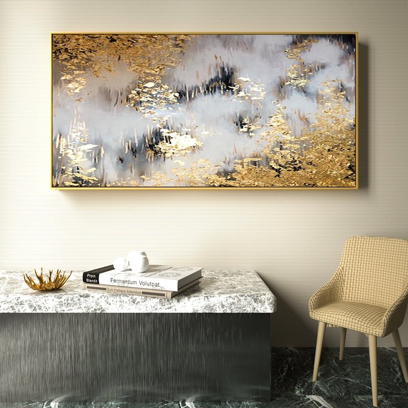 Quadri Dipinti A Mano Su Tela,Moderno Astratto Oro Lamina Pittura Extra Large Soggiorno Wall Art Frameless Cool Paintings 100% Hand Painted Textured Artwork For Bedroom Decorations, 60X60Cm (24X24Inc Quadri Dipinti A Mano Su Tela,Moderno Astratto Oro Lamina Pittura Extra Large Soggiorno Wall Art Frameless Cool Paintings 100% Hand Painted Textured Artwork For Bedroom Decorations, 60X60Cm (24X24Inc