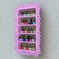 Espositore mobiletto a parete Stand Porta Smalti Rossetti Trucchi - V.2 - DIVERSE COLORAZIONI DISPONIBILI - Gmk Design