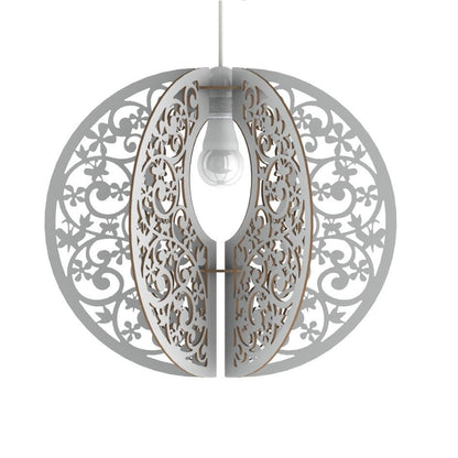 FIORI DI LUCE GLOBO - Lampadario a sospensione design floreale a forma di globo - Gmk Design