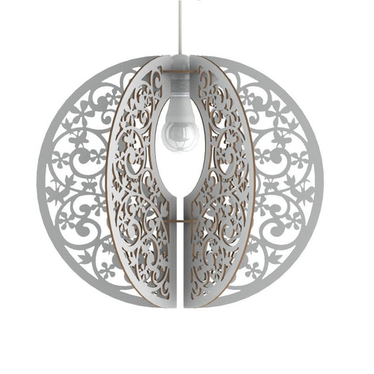 FIORI DI LUCE GLOBO - Lampadario a sospensione design floreale a forma di globo - Gmk Design
