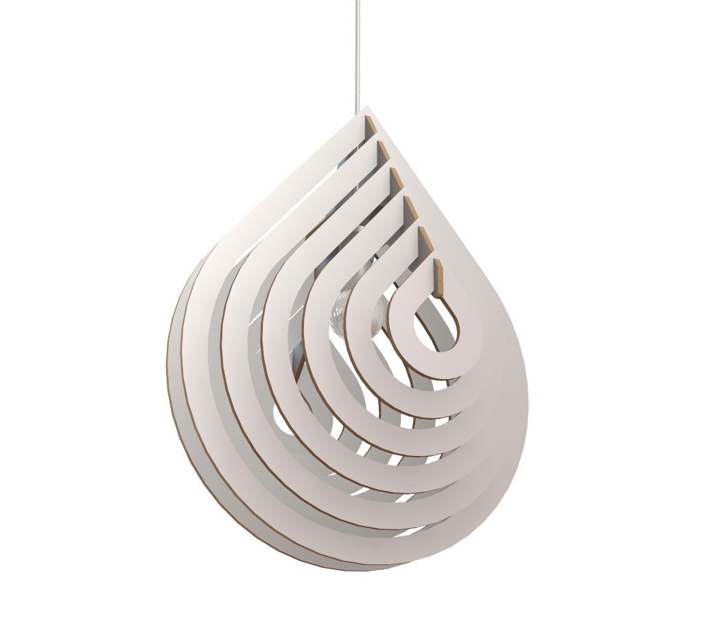 GOCCIA 3D - Lampadario in stile moderno dal design Art Dèco - Gmk Design