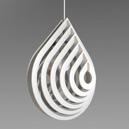 GOCCIA 3D - Lampadario in stile moderno dal design Art Dèco - Gmk Design