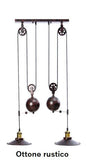 INDUSTRIAL V.2 - Lampade da soffitto in stile vintage industriale colore nero o rustico. - Gmk Design