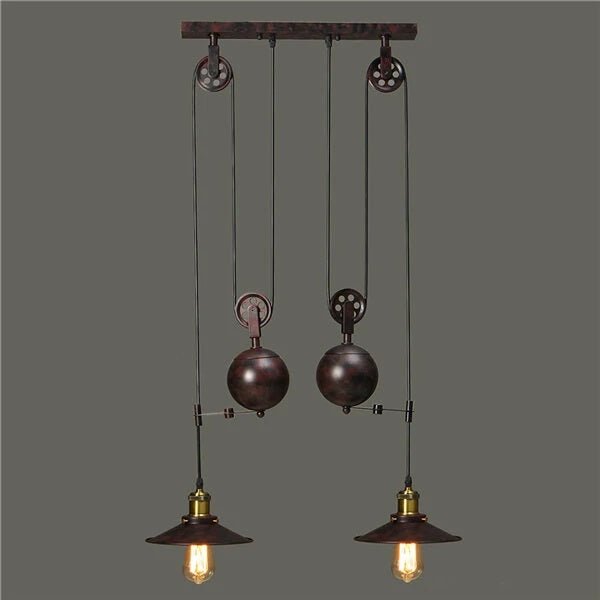 INDUSTRIAL V.2 - Lampade da soffitto in stile vintage industriale colore nero o rustico. - Gmk Design