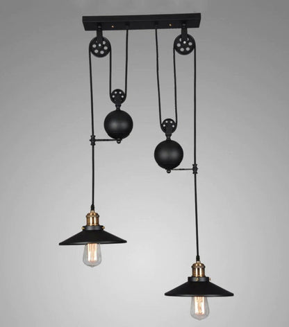 INDUSTRIAL V.2 - Lampade da soffitto in stile vintage industriale colore nero o rustico. - Gmk Design