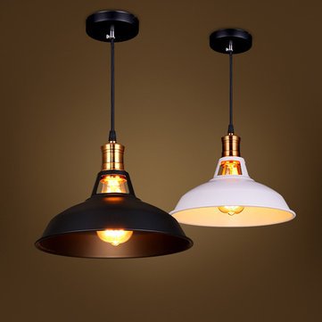 INDUSTRIAL V.5 - Lampade da soffitto in stile vintage industriale colore nero o bianco. - Gmk Design