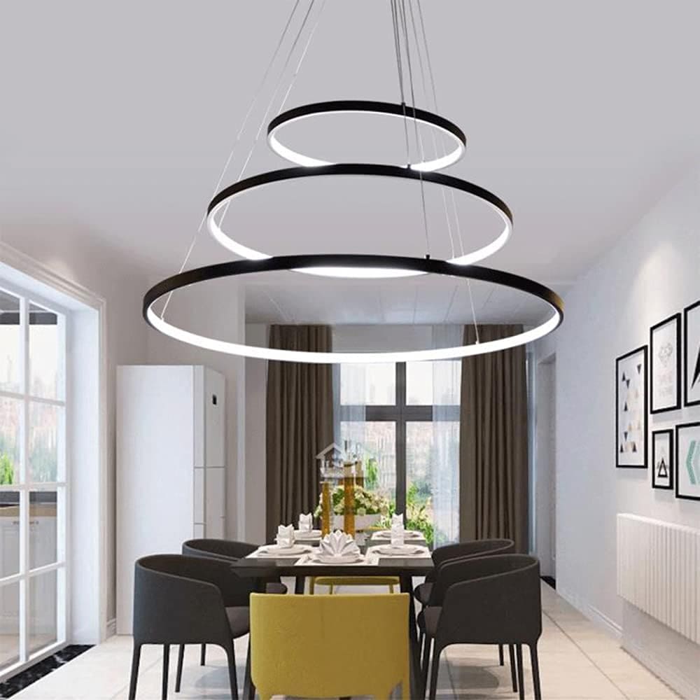 ORBITESS - Lampadario dal design moderno con luci a LED - Gmk Design