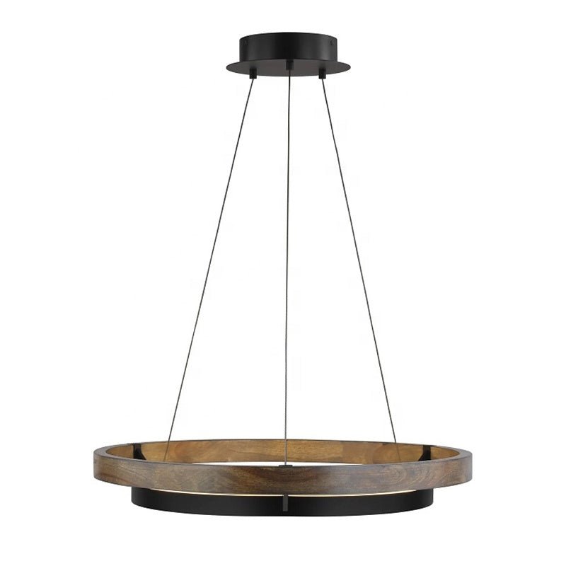 ORIONE - Lampadario moderno in legno massello e luci a LED - Gmk Design