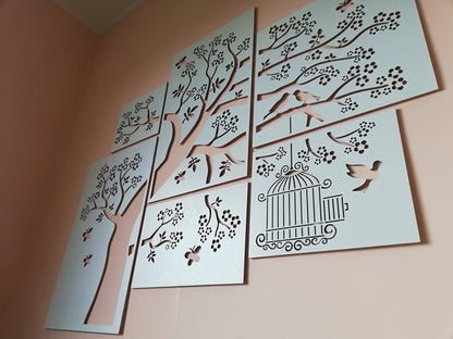 Pannelli decorativi traforati Albero Primavera - Gmk Design