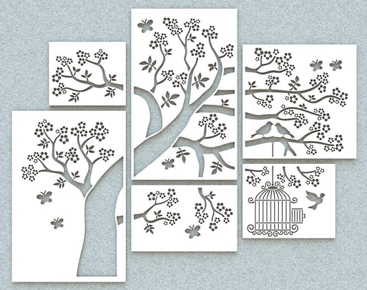 Pannelli decorativi traforati Albero Primavera - Gmk Design