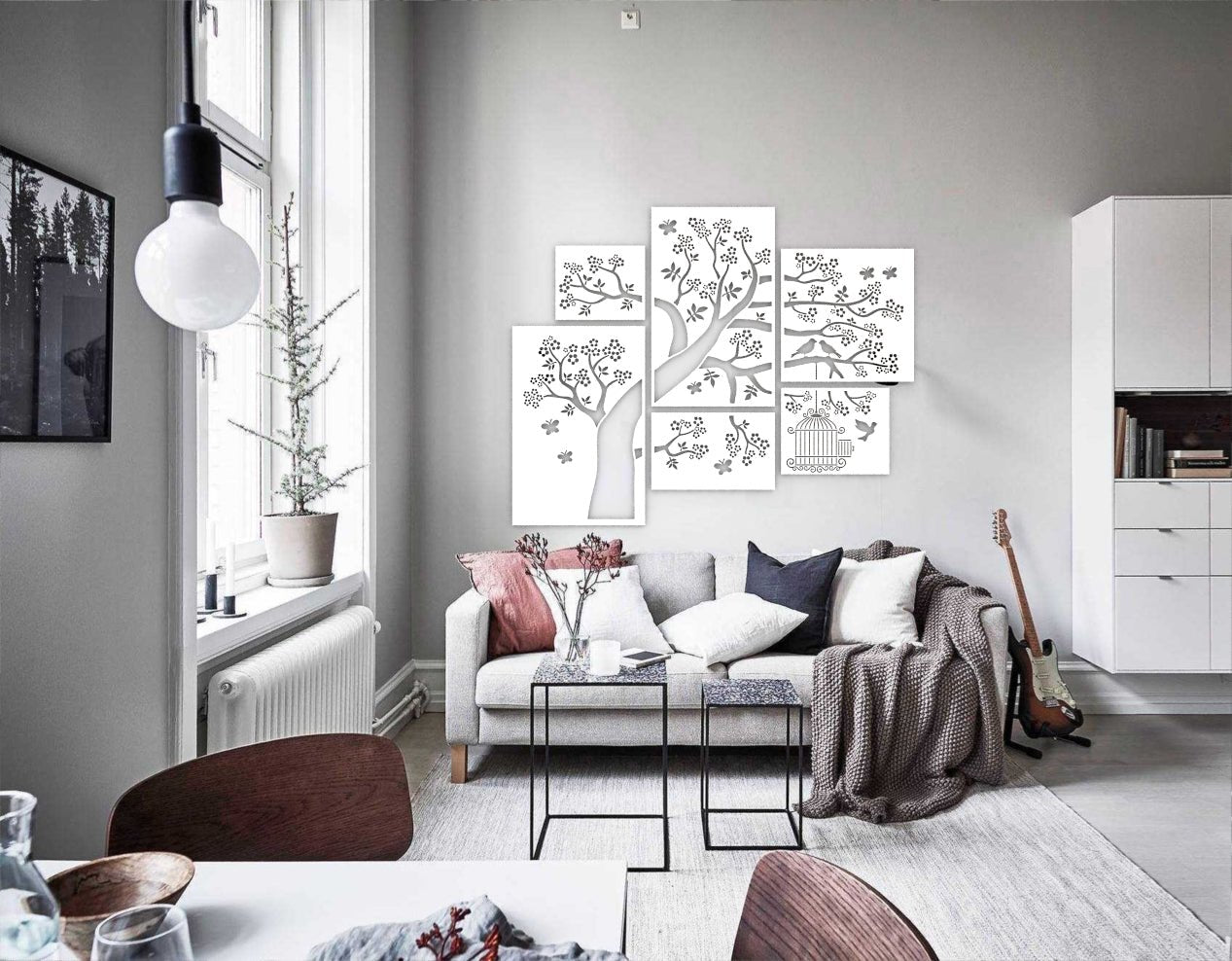 Pannelli decorativi traforati Albero Primavera - Gmk Design
