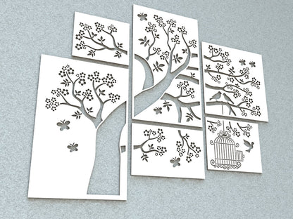 Pannelli decorativi traforati Albero Primavera - Gmk Design