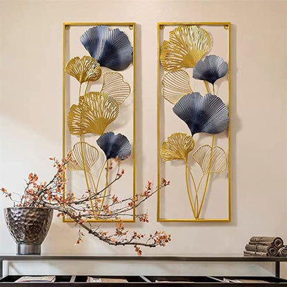 Pannello decorativo foglie di Ginkgo biloba Wall art. Decorazione Arredo Parete Muro Quadro - Gmk Design