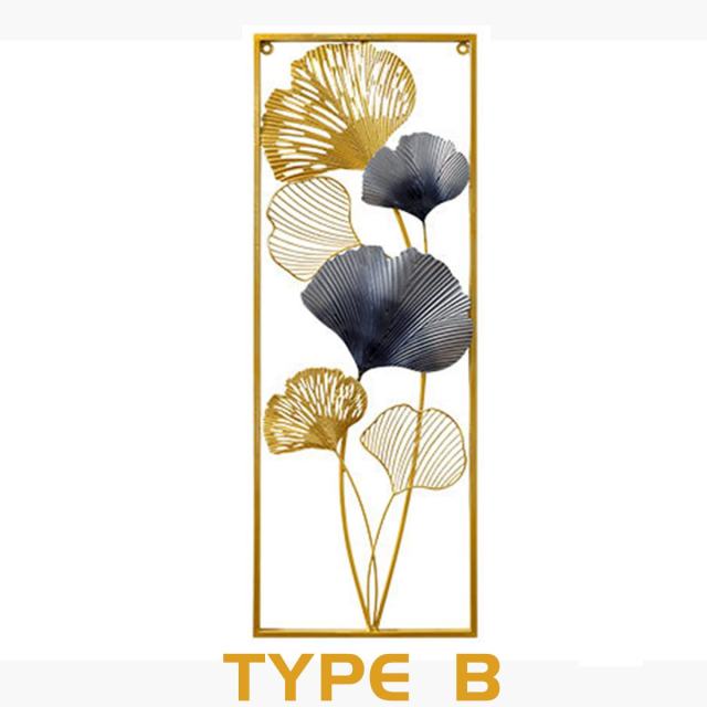 Pannello decorativo foglie di Ginkgo biloba Wall art. Decorazione Arredo Parete Muro Quadro - Gmk Design