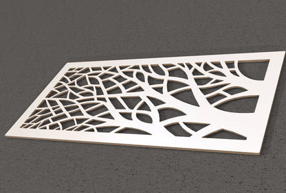 Pannello decorativo traforato Alberi spogli Wall art. - Gmk Design