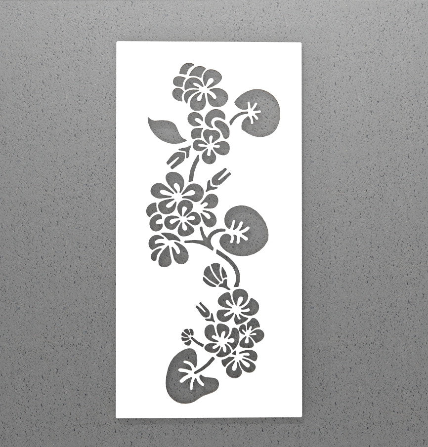 Pannello decorativo traforato Geranio Wall art. - Gmk Design