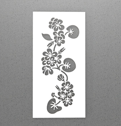 Pannello decorativo traforato Geranio Wall art. - Gmk Design