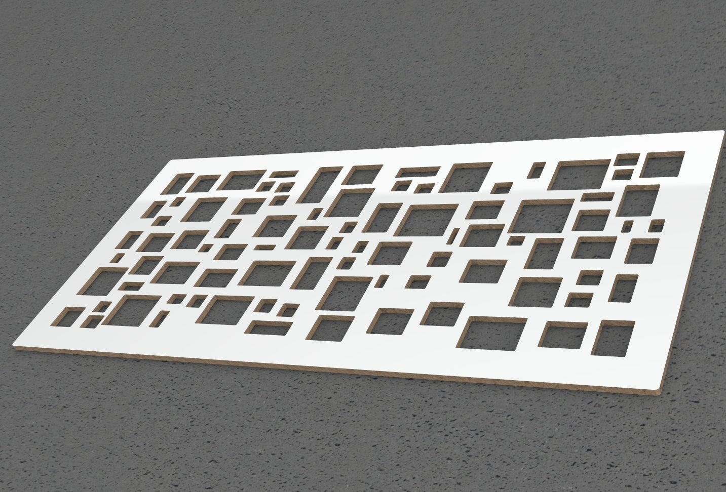 Pannello decorativo traforato Rettangoli Wall art. - Gmk Design