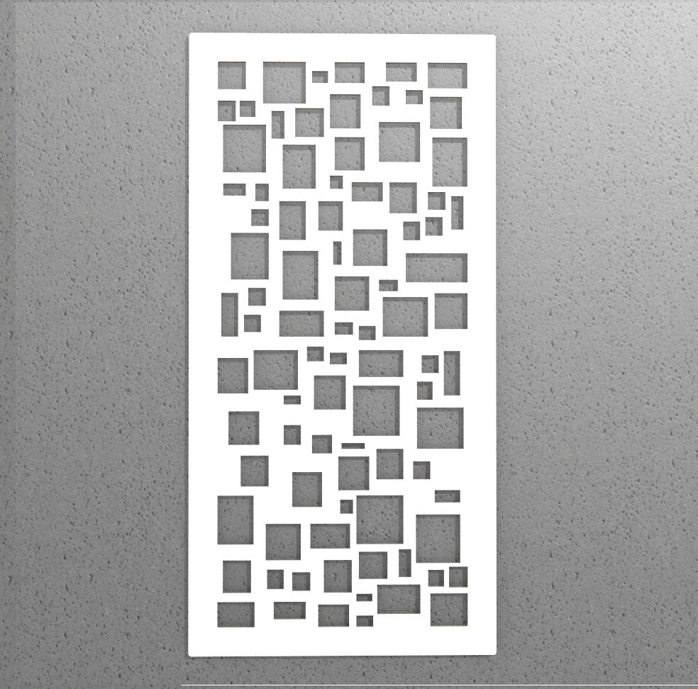 Pannello decorativo traforato Rettangoli Wall art. - Gmk Design