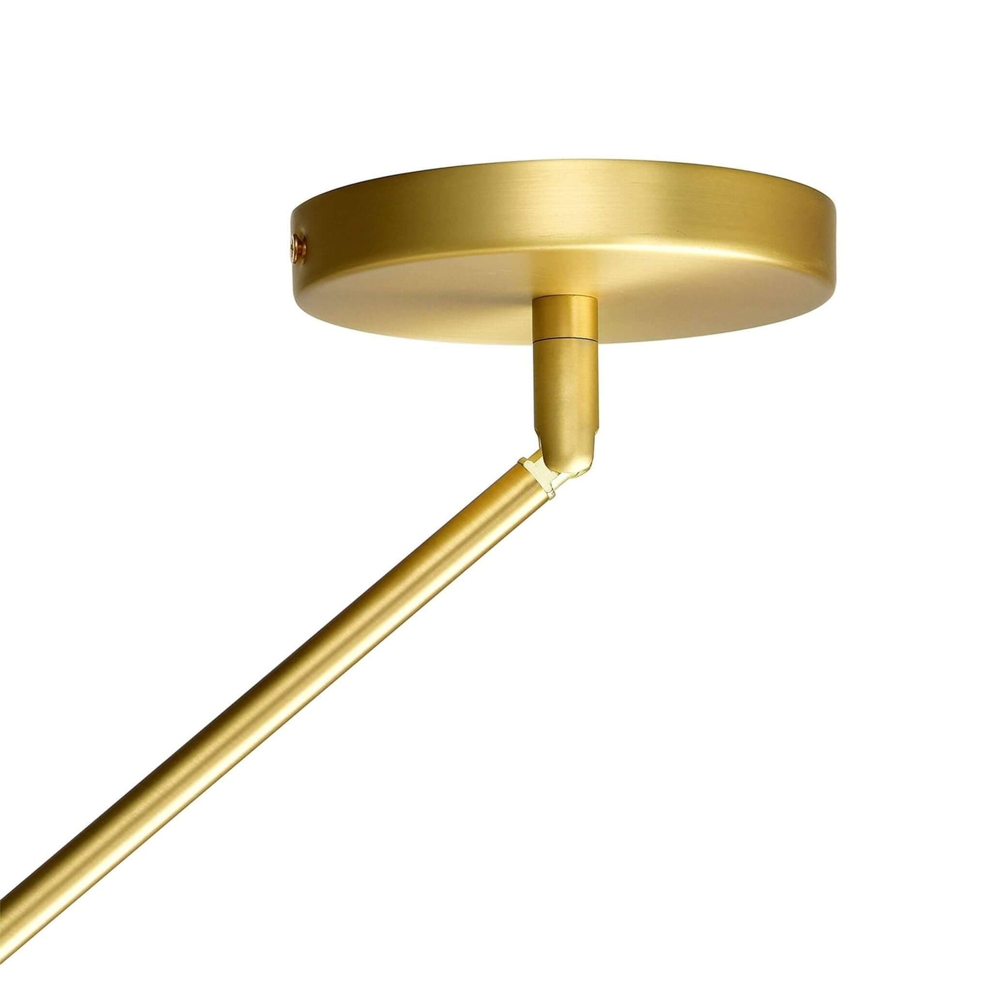 SPUTNIK V.1 ORO - Lampadario dal design moderno verniciato dorato - Gmk Design