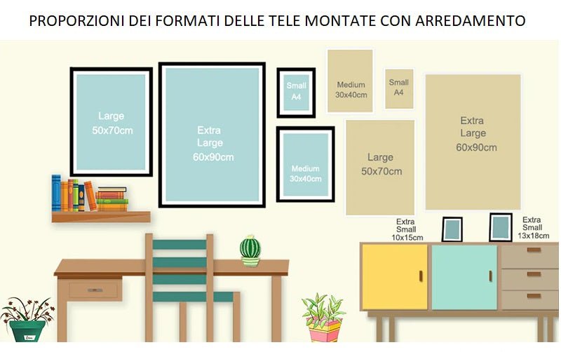 Stampe su tela di alta qualità donna di colore, sensualità, arte astratta moderna - Gmk Design