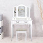 Toeletta per trucco, make-up organizer. DESIGN COUNTRY colore bianco. - Gmk Design