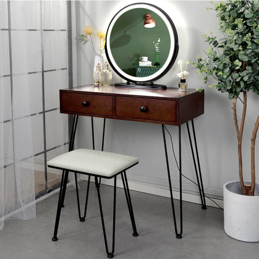 Toeletta per trucco, make-up organizer. DESIGN MODERNO color legno. - Gmk Design